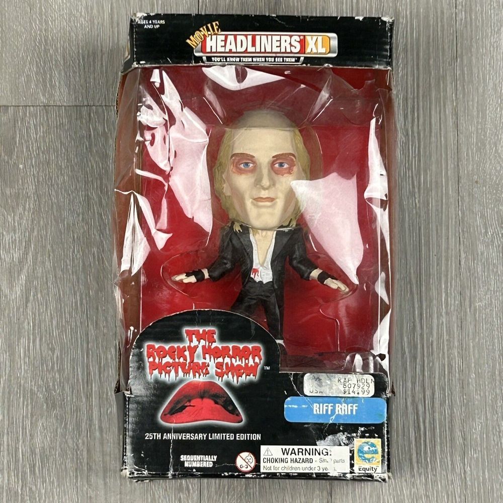 MOVIE HEADLINERS XL THE ROCKY HORROR PICTURE‎ SHOW RIFF RAFF STATUE FIGURE NEW